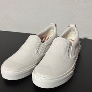 Taos Footwear Classic White Slip-On Loafers